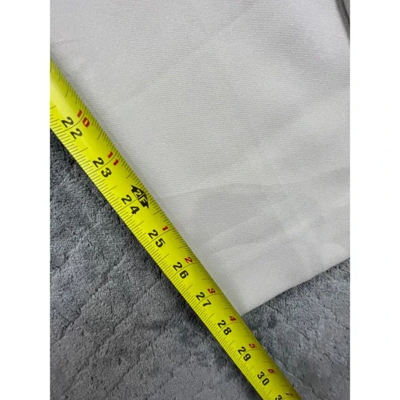 RACHEL ZOE Hi Rise Slim Leg Pants Beige Four Way Stretch Size 14 - Picture 9 of 11